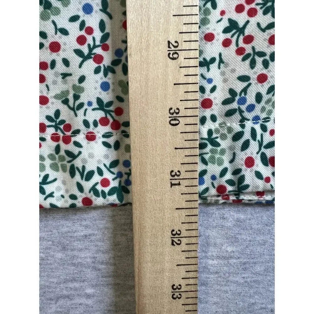 Crewcuts Sleepwear Nightgown Girls XL 12-14 White Floral Button Front Ruffle‎ PJ